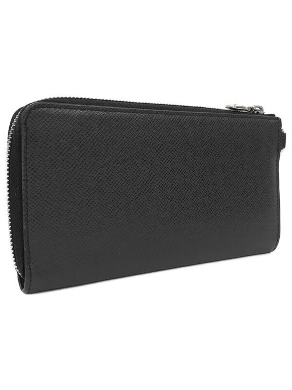 Louis Vuitton Taiga Dragonne Long Wallet Zippy Zipper Black